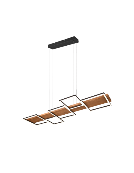 Suspension Led intégrée luminosité variable - Trio - Harper V Leluminaireled.com