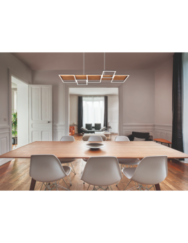 Suspension Led intégrée luminosité variable - Trio - Harper V Leluminaireled.com