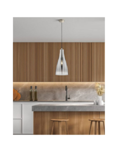 Suspension verre fumé Ø 23 cm - Fischer & Honsel - Zeal Leluminaireled.com 2