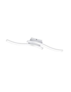 Plafonnier Led intégrée 2x600 Lumens blanc mat - Trio - Route II Leluminaireled.com