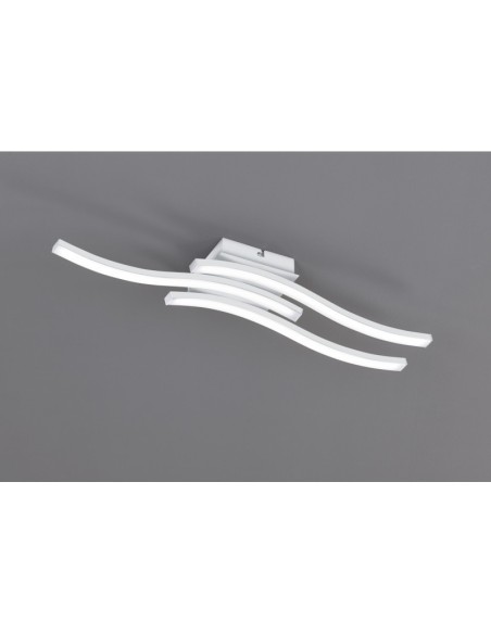 Plafonnier Led intégrée 3x500 lumens  blanc - Trio - Route III Leluminaireled.com