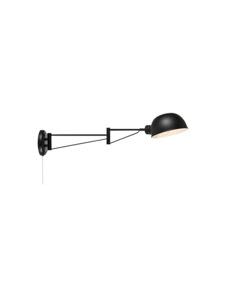 Applique Led  vintage métal noir mat culot E27 - Markslöjd - Portland Leluminaireled.com