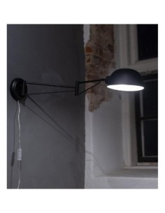 Applique Led  vintage métal noir mat culot E27 - Markslöjd - Portland Leluminaireled.com 2