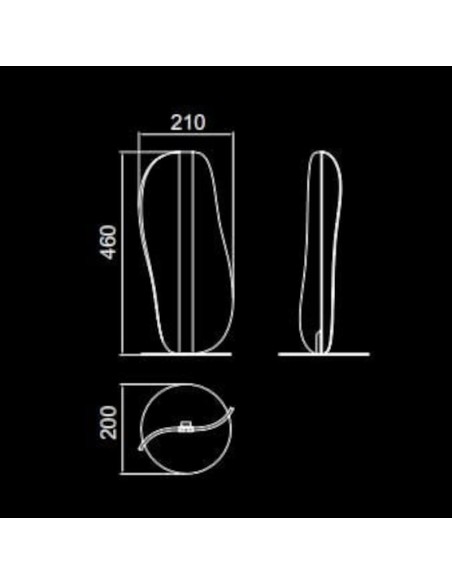 Lampe de table Led  éclairage blanc chaud - Mantra - Bianca Leluminaireled.com