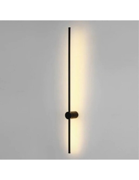 Applique Led murale intérieure métal noire - Optonica Leluminaireled.com