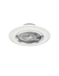 Plafonnier/ventilateur dimmable à changement de température de couleur blanc mat  - Trio - Flaga Leluminaireled.com