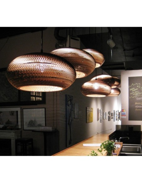 Suspension Led forme boule diamètre 43 cm - Graypants - Disc Leluminaireled.com