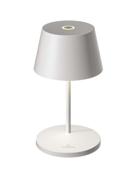 Lampe de table autonome rechargeable induction blanche  - Villeroy&Boch - Seoul Leluminaireled.com