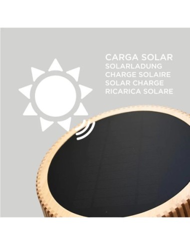 Lampadaire Led extérieur autonome solaire + batterie  -  New Garden - Okinawa Leluminaireled.com