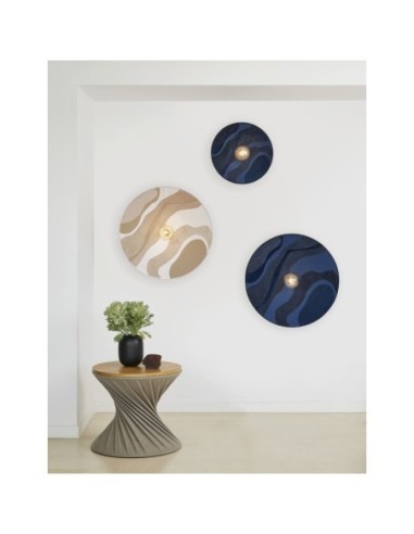 Applique intérieure conique bi-matière malachite nuit - Market Set - Sonia Laudet Leluminaireled.com