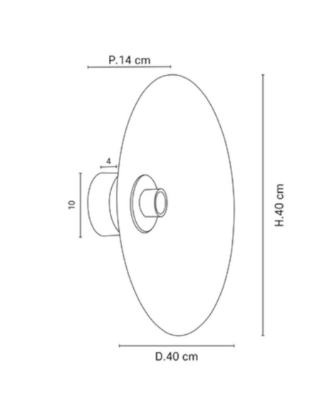 Applique intérieure conique bi-matière malachite sable - Market Set - Sonia Laudet Leluminaireled.com