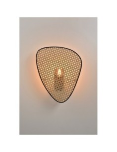 Applique murale Led métal et cannage  - Market Set - Screen Leluminaireled.com 2