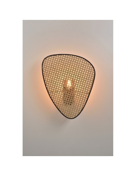 Applique murale Led métal et cannage  - Market Set - Screen Leluminaireled.com