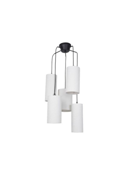 Suspension Led métal et tissu  - Market Set - Cosiness 5L Leluminaireled.com