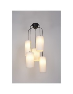 Suspension Led métal et tissu  - Market Set - Cosiness 5L Leluminaireled.com 2