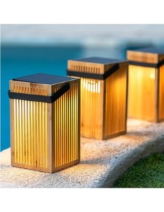 Lanterne portable recharge solaire + batterie  - New Garden - Okinawa Leluminaireled.com 2