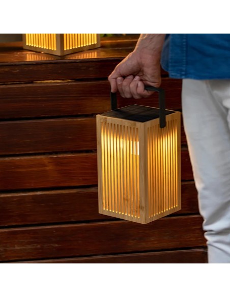 Lanterne portable recharge solaire + batterie  - New Garden - Okinawa Leluminaireled.com