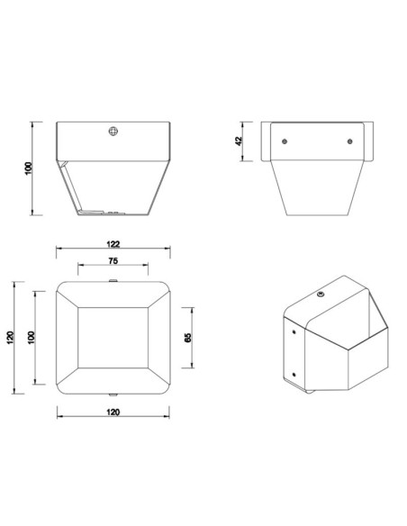 Applique Led murale intérieure bois et métal noir mat - Trio - Arino Leluminaireled.com