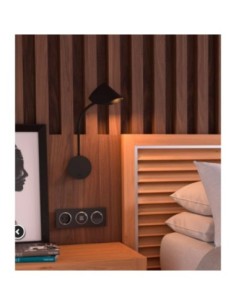 Applique murale Led liseuse noire - Mantra - Goa Leluminaireled.com 2