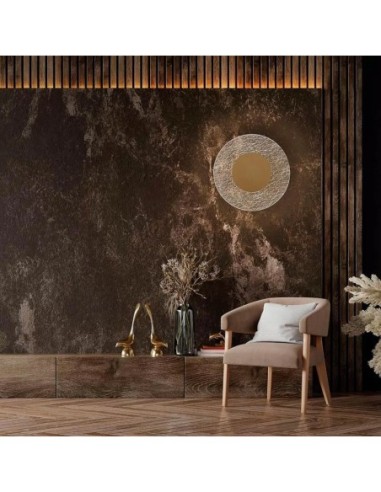 Applique Led murale intérieure or 25 cm - Mantra - Jewel Leluminaireled.com