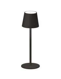 Lampe de table autonome rechargeable noire - Fischer & Honsel - Tropea Leluminaireled.com