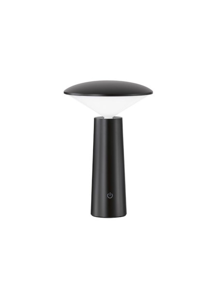 Lampe de table extérieure autonome noire - Fischer & honsel - Pinto Leluminaireled.com