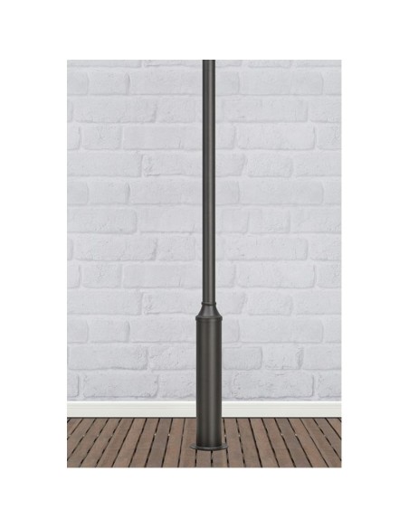 Poteau/mat extérieur en aluminium noir - Markslöjd - Arctic Leluminaireled.com