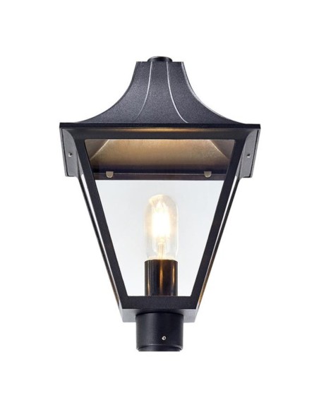 Tête de luminaire extérieur en aluminium noir - Markslöjd - Dandy Leluminaireled.com