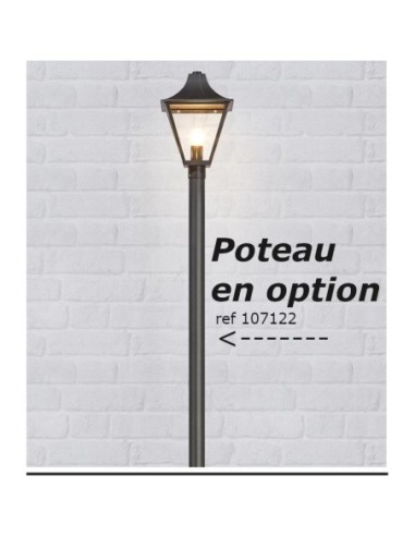 Tête de luminaire extérieur en aluminium noir - Markslöjd - Dandy Leluminaireled.com