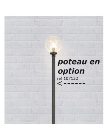 Tête de luminaire extérieur en aluminium noir - Markslöjd - Sphere Leluminaireled.com