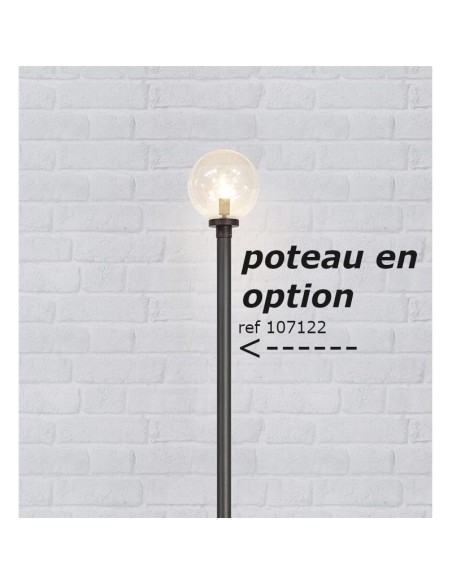 Tête de luminaire extérieur en aluminium noir - Markslöjd - Sphere Leluminaireled.com