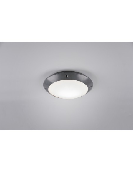 Plafonnier Led étanche culot E27 anthracite ou blanc  - Trio - Camaro Leluminaireled.com