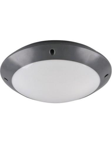 Plafonnier Led étanche culot E27 anthracite ou blanc  - Trio - Camaro Leluminaireled.com