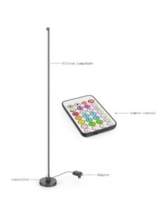 Lampadaire Led 17 W RGB+WW dimmable - optonica Leluminaireled.com 2