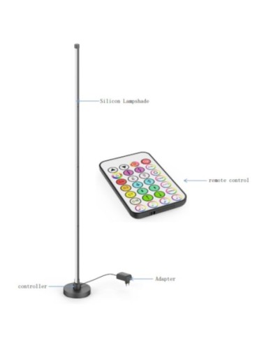 Lampadaire Led 17 W RGB+WW dimmable - optonica Leluminaireled.com