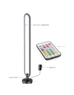 Lampadaire Led 20 Watts dimmable RGB+WW - optonica Leluminaireled.com 2