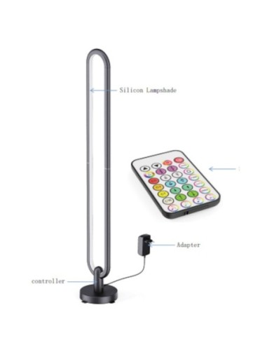 Lampadaire Led 20 Watts dimmable RGB+WW - optonica Leluminaireled.com