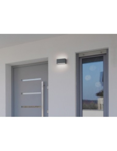 Applique extérieure  étanche bi-directionnelle anthracite - Trio - Trent Leluminaireled.com