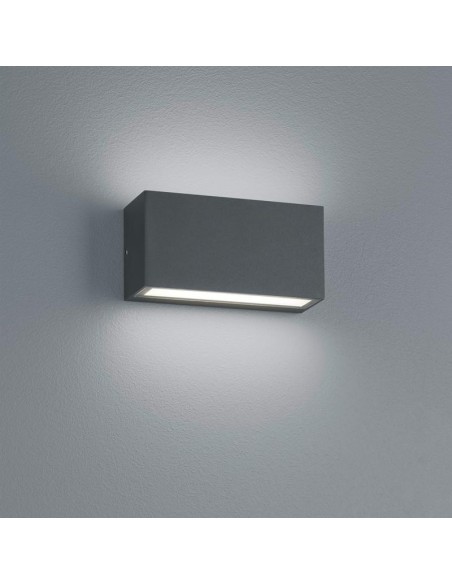 Applique extérieure  étanche bi-directionnelle anthracite - Trio - Trent Leluminaireled.com