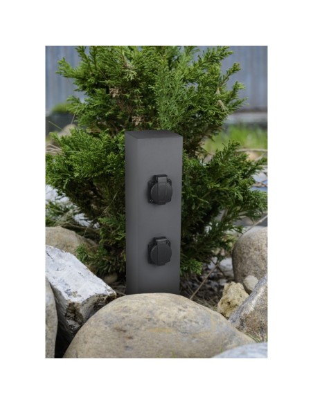 Borne d\'alimentation électrique extérieure x4 prises  - Trio Leluminaireled.com