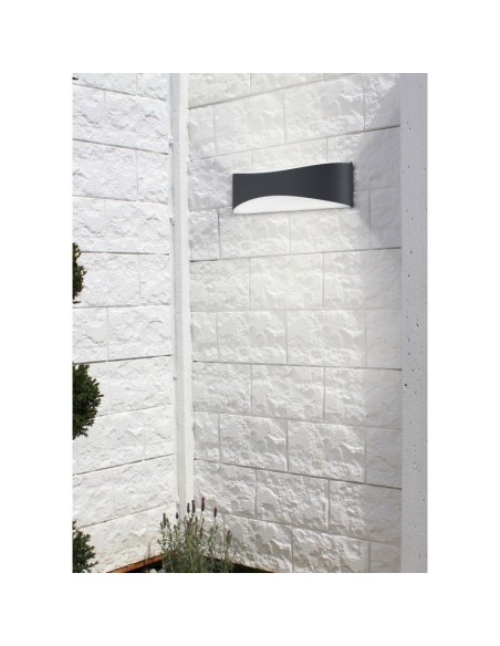 Applique extérieure  étanche bi-directionnelle anthracite -Trio - Konda Leluminaireled.com