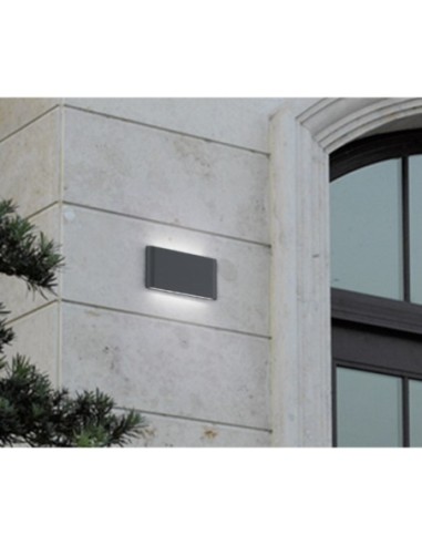 Applique extérieure  étanche bi-directionnelle anthracite -Trio - Thames II Leluminaireled.com