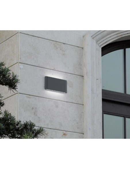 Applique extérieure  étanche bi-directionnelle anthracite -Trio - Thames II Leluminaireled.com