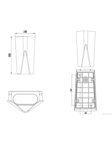 Applique murale Led extérieure bi-directionnelle - Trio - Tay Leluminaireled.com