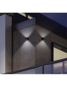 Applique murale Led extérieure noire bi-directionnelle - Trio - Rosario Leluminaireled.com 2