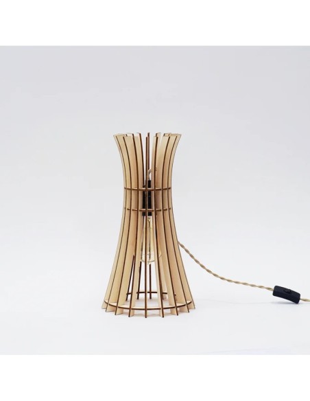 Lampe de table Led bois Alesio - Atelier Loupiote Leluminaireled.com