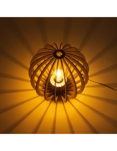 Lampe de table Led bois Oya - Atelier Loupiote Leluminaireled.com