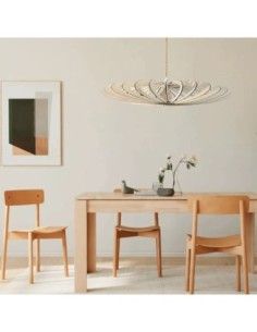 Suspension Led bois Néo - Atelier Loupiote Leluminaireled.com 2
