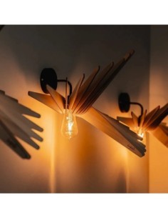 Applique Led bois Albatros - Atelier Loupiote Leluminaireled.com 2
