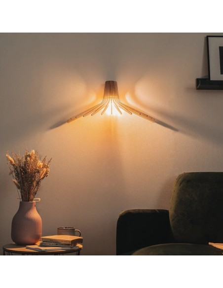 Applique Led bois Azur - Atelier Loupiote Leluminaireled.com